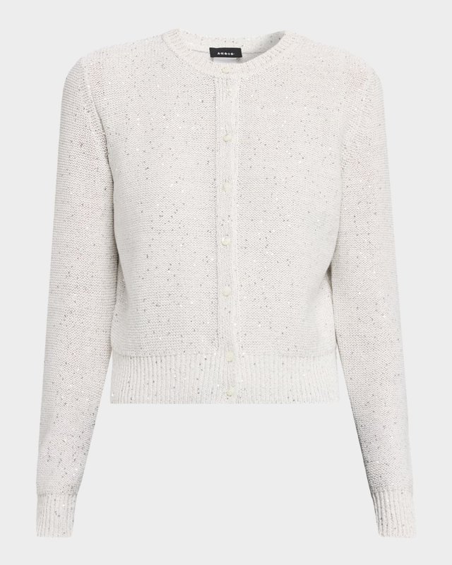 Knit Cardigan with Sequins